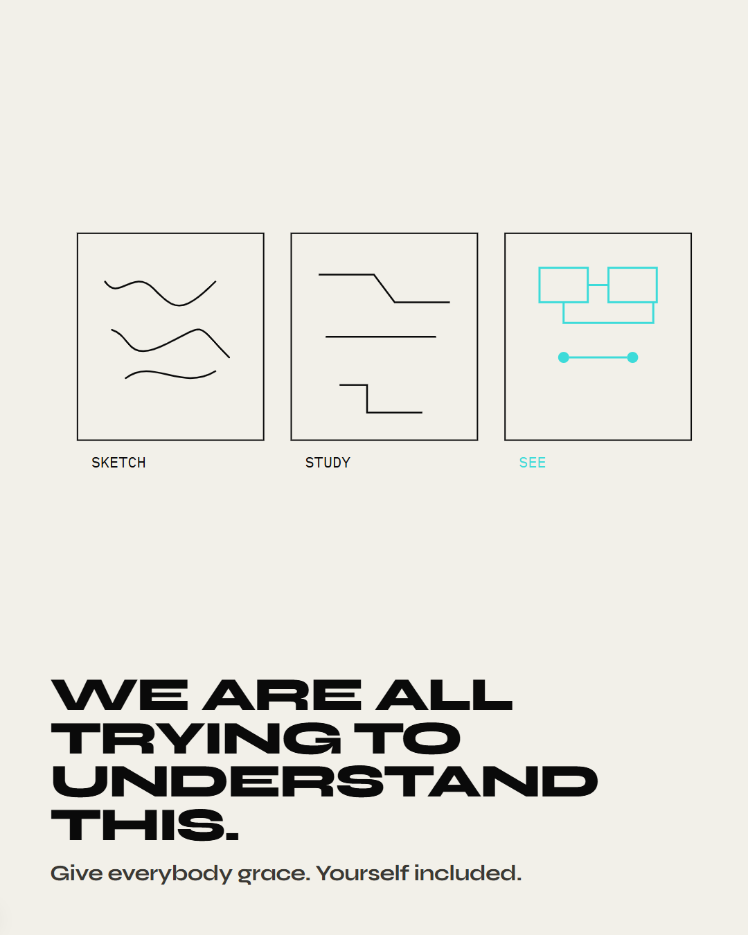 Lesson 7: We are all trying to understand this.